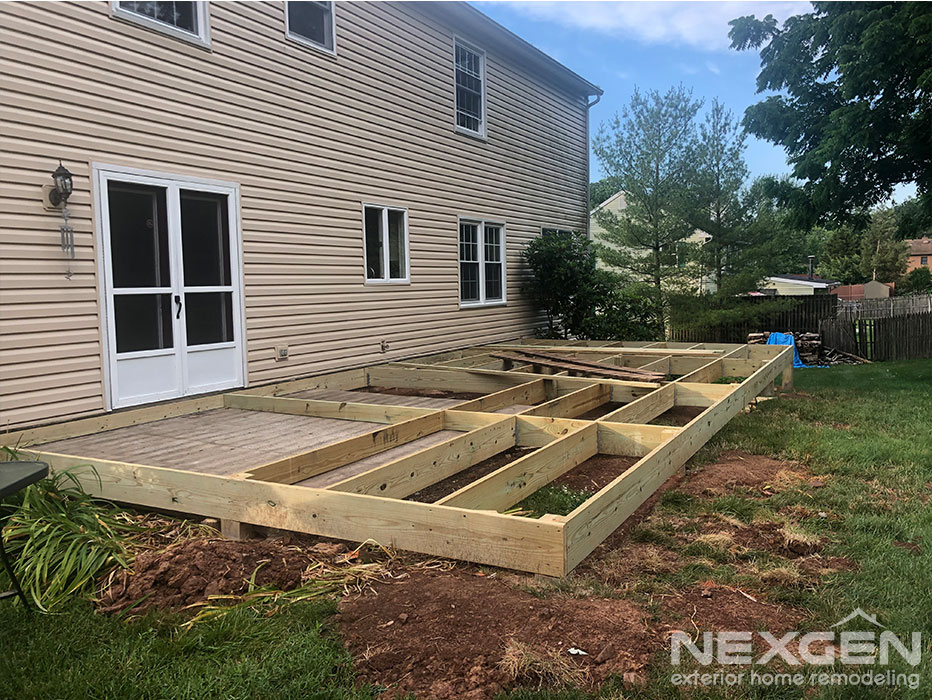 Deck Expansion in Blue Bell
