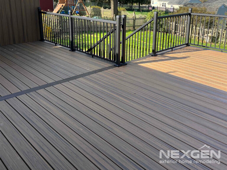 New Trex Deck with Privacy Wall in Morrisville, PA - 4