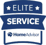 Blue HomeAdvisor Elite Service Award