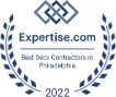 Blue Expertise.com Best Deck Contractors in Philadelphia Award