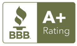 Green Better Business Bureau (BBB) A+ Rate Accredited Business