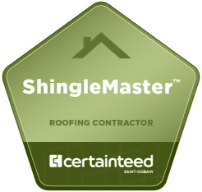 ShingleMaster Roofing Contractor - Certainteed logo.