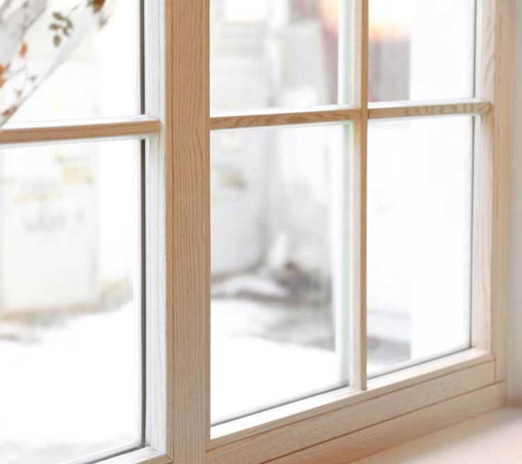 wooden windows