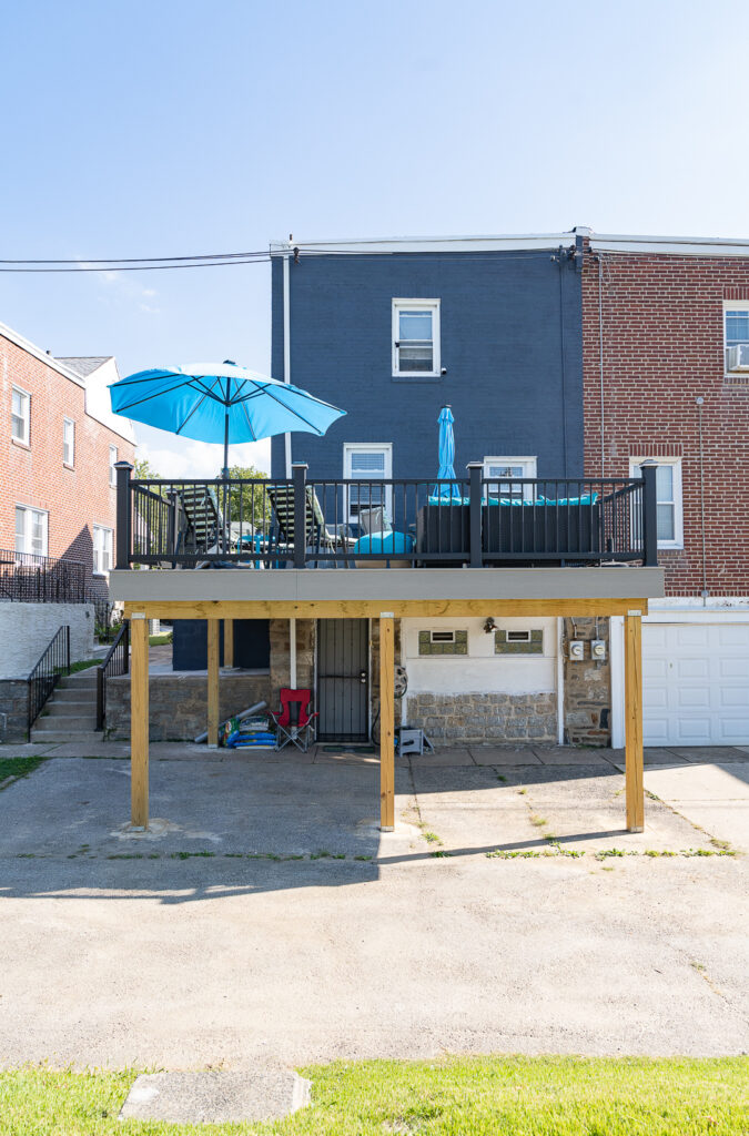 New Rear Trex Deck - AFTER