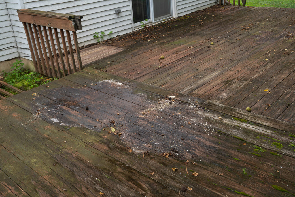 Re-Deck in Landsdale, PA - BEFORE
