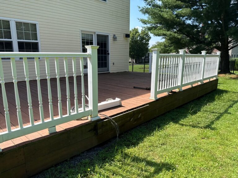 Ground-Level Re-Deck w. Overhang - BEFORE