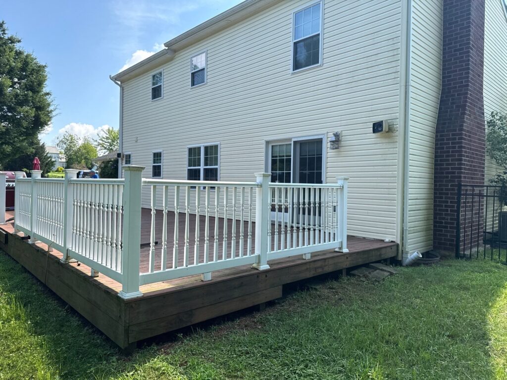 Ground-Level Re-Deck w. Overhang - BEFORE