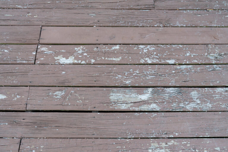 Rear deck replacement - BEFORE