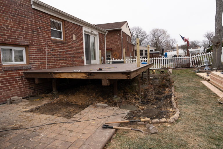 Screened in covered porch - BEFORE