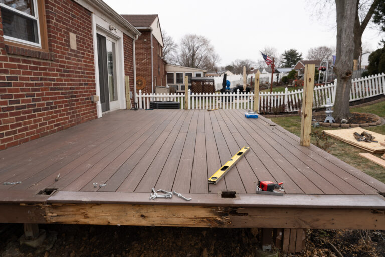 Screened in covered porch - BEFORE
