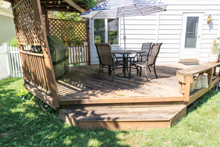 Ground Level Deck - BEFORE