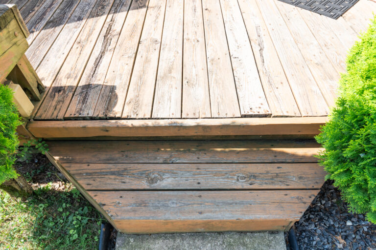 Ground Level Deck - BEFORE