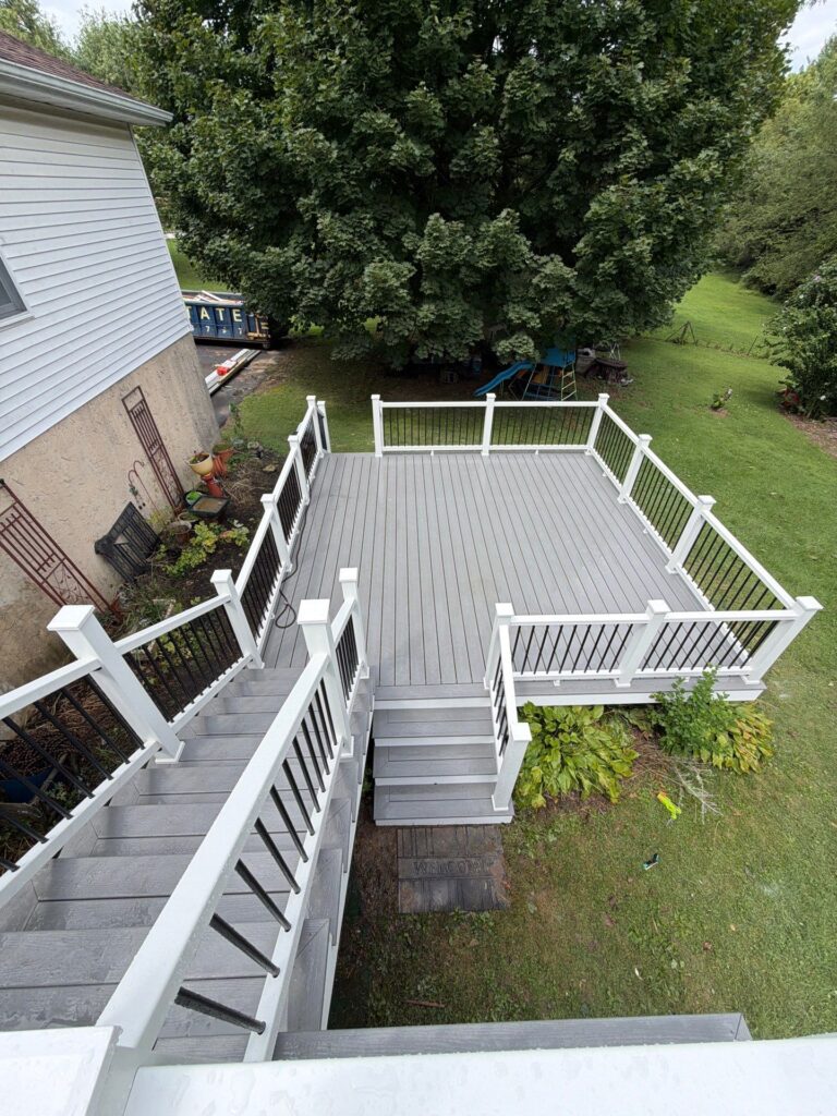 Two-story deck replacement in Chester County< PA