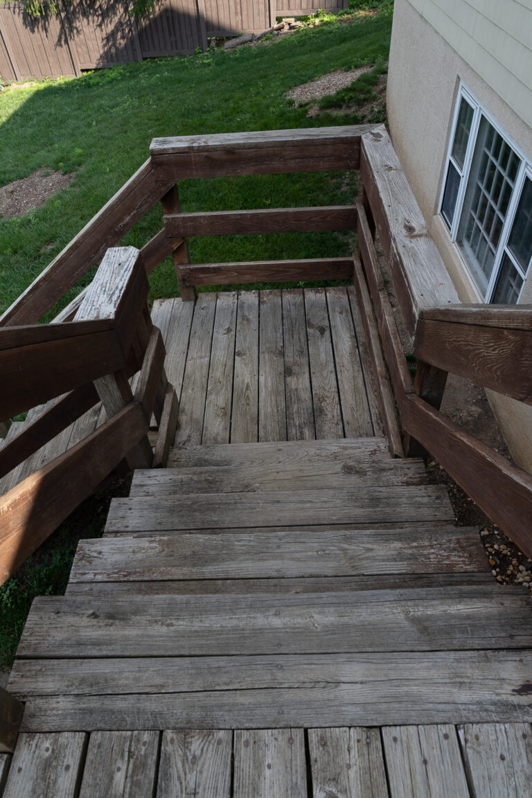 North Wales Deck Replacement - BEFORE