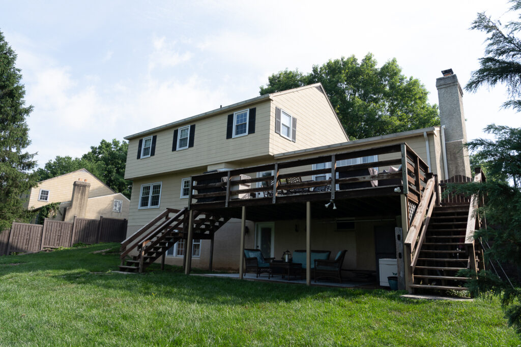 North Wales Deck Replacement - BEFORE