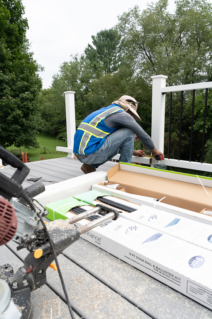 Two-story deck replacement in Chester County< PA