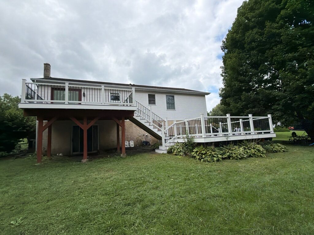 Two-story deck replacement in Chester County< PA