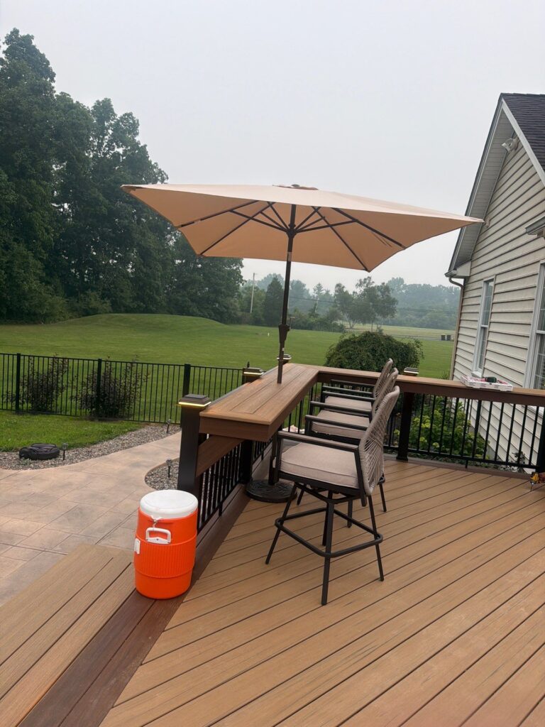 Trex deck replacement in Quakertown, PA