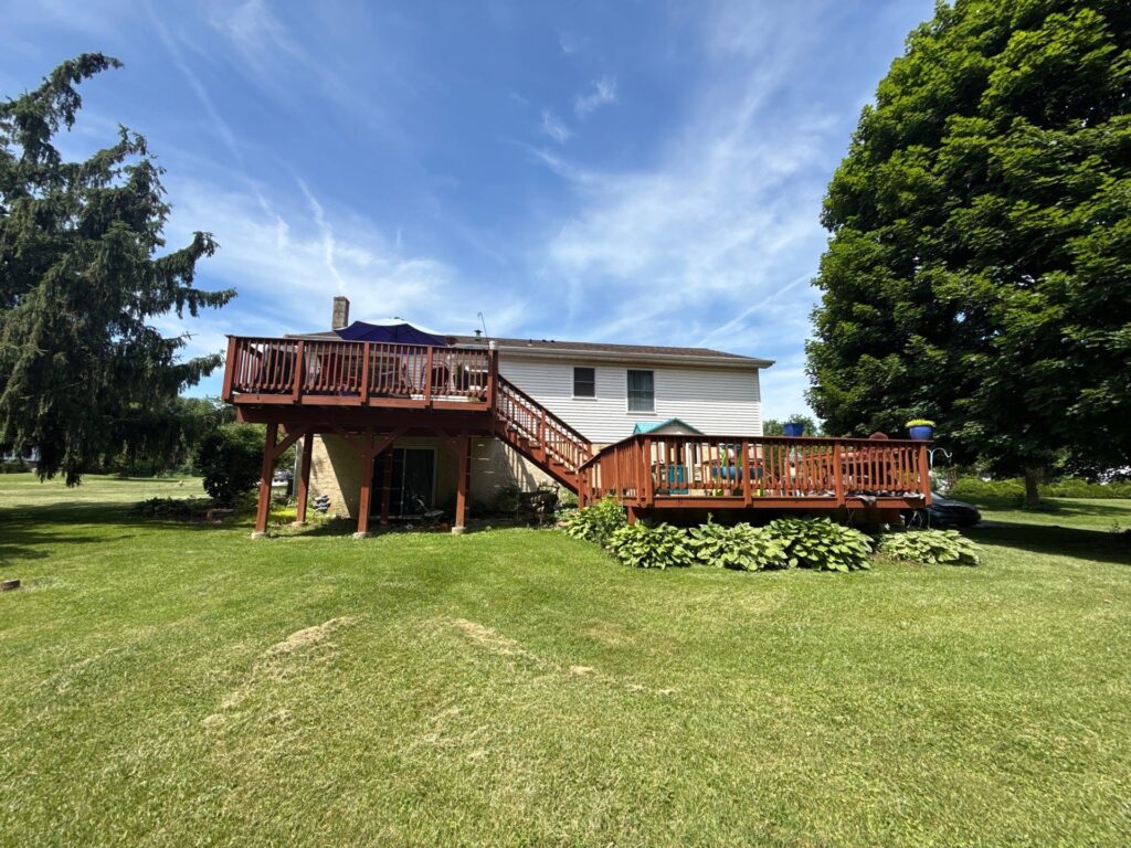 Two-story deck replacement in Chester County< PA