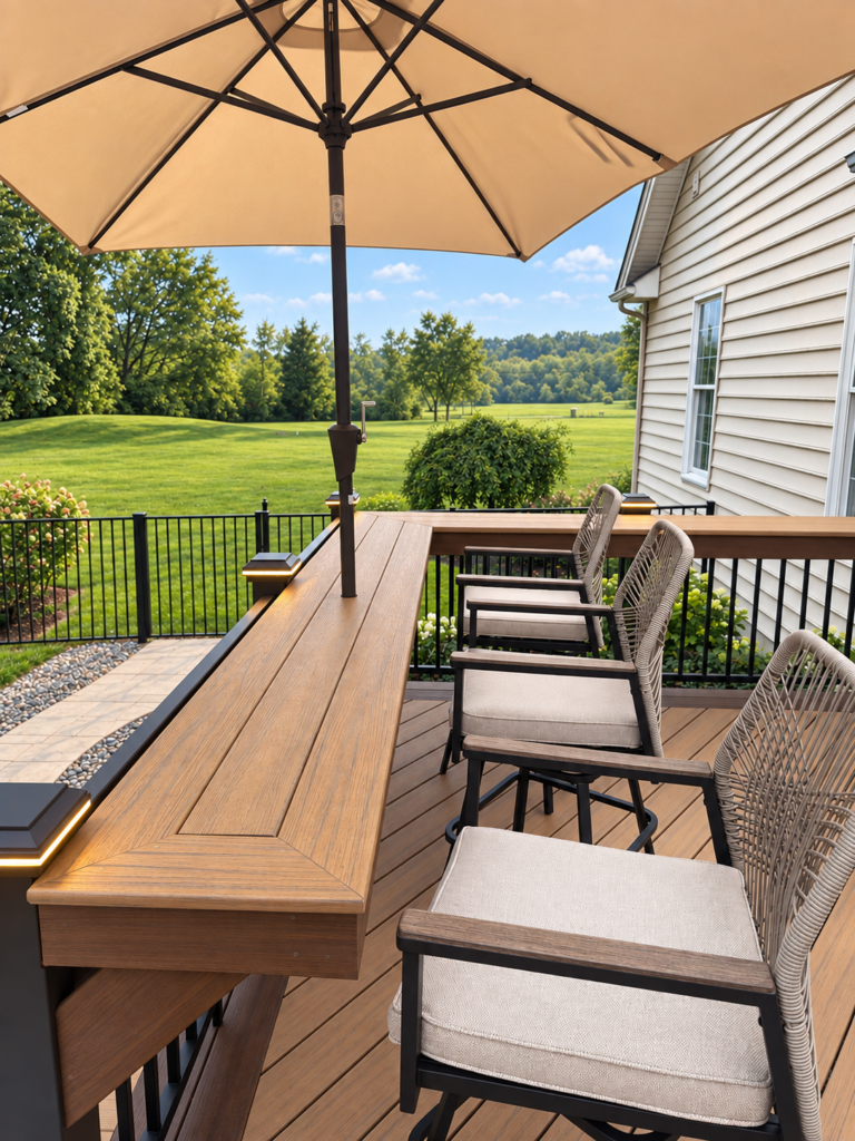 Trex deck replacement in Quakertown, PA