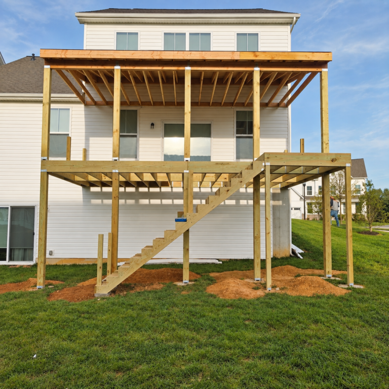 Rear Covered Porch in Downingtown, PA